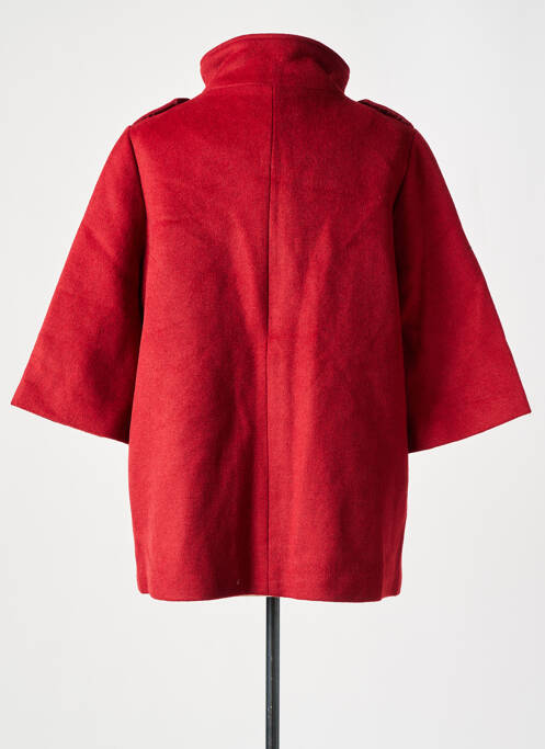 Palton scurt croială dreaptă fără glugă roșu MEXX femme