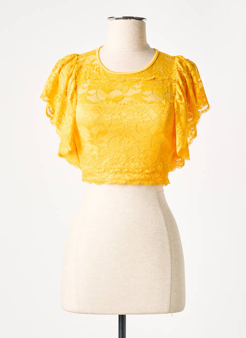 Tricou galben GUESS femeie