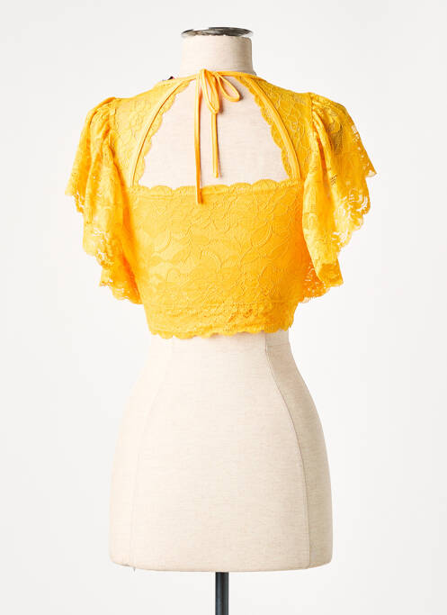 Tricou galben GUESS femeie