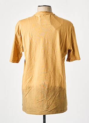 Tricou broderie mâneci scurte maro CATERPILLAR bărbat