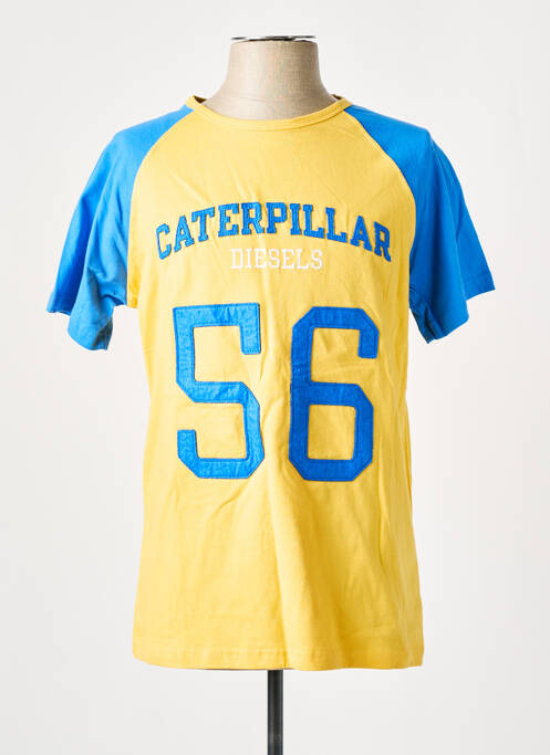 Tricou galben CATERPILLAR bărbat