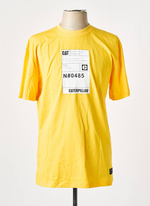 Tricou galben CATERPILLAR bărbat