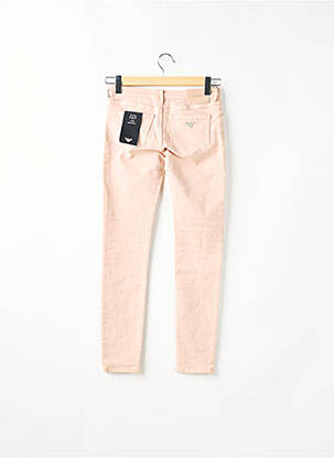 Blugi skinny push-up talie joasă roz EMPORIO ARMANI femeie