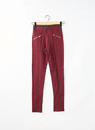 Jegging țesătură jersey talie înaltă roșu ALCOTT femeie