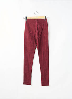Jegging țesătură jersey talie înaltă roșu ALCOTT femeie