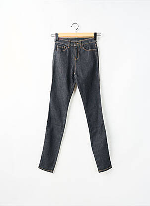 Blugi skinny țesătură brută talie înaltă albastru EMPORIO ARMANI femeie