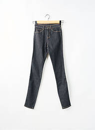 Blugi skinny țesătură brută talie înaltă albastru EMPORIO ARMANI femeie