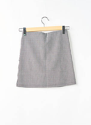 Fustă scurtă talie elastică negru PEPE JEANS fată