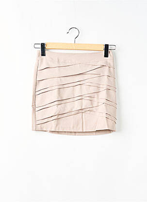 Fustă scurtă bej LUCY PARIS femeie