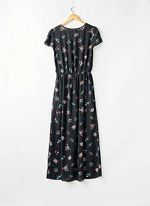 Rochie lungă mâneci scurte mâneci scurte negru PEPE JEANS fată