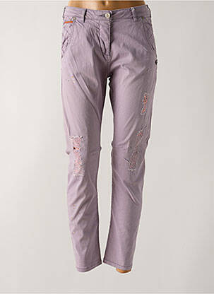 Pantalon slim buzunare violet MAISON SCOTCH femeie