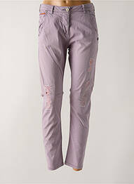 Pantalon slim buzunare violet MAISON SCOTCH femeie