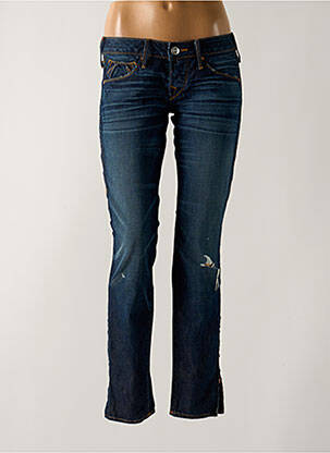 Blugi cu croială slim buzunare albastru TRUE RELIGION femeie