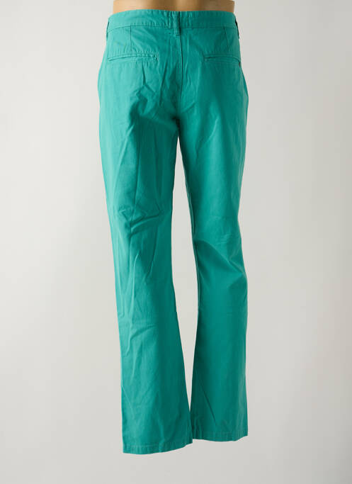 Pantalon chino închidere cu fermoar sub clapetă cu nasturi albastru TORRENTE femme