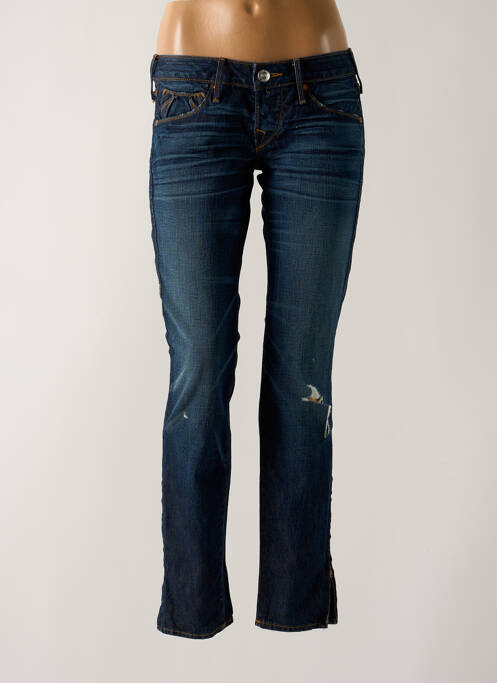 Blugi cu croială slim albastru TRUE RELIGION femeie