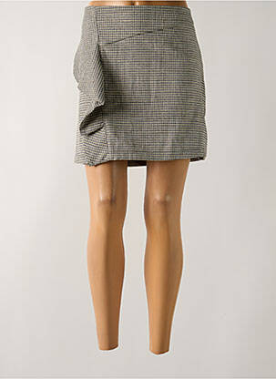 Fustă scurtă gri CAMAIEU femeie