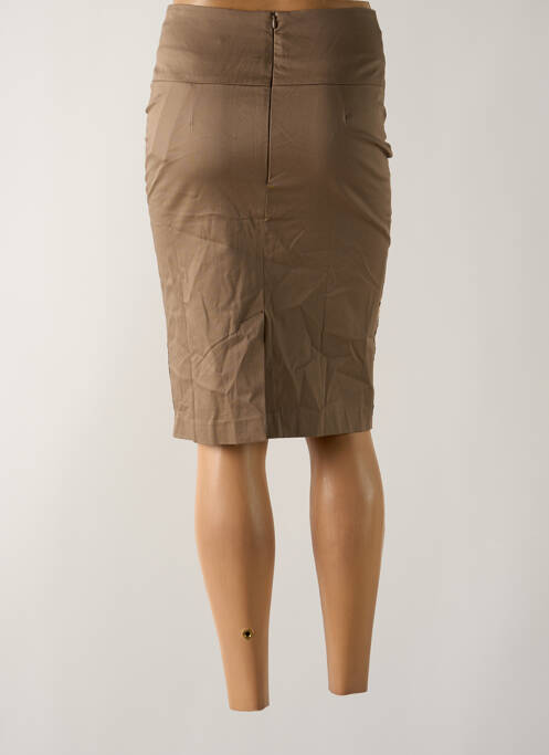 Fustă midi maro LUCY & CO femeie