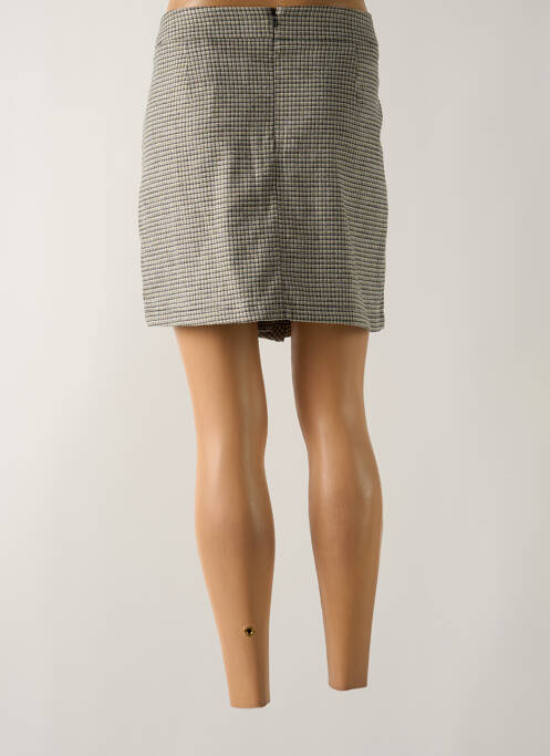 Fustă scurtă gri CAMAIEU femeie