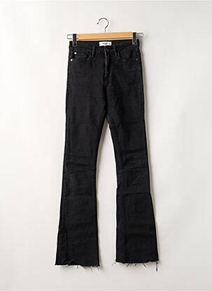 Blugi cu croială evazată negru MANGO femeie