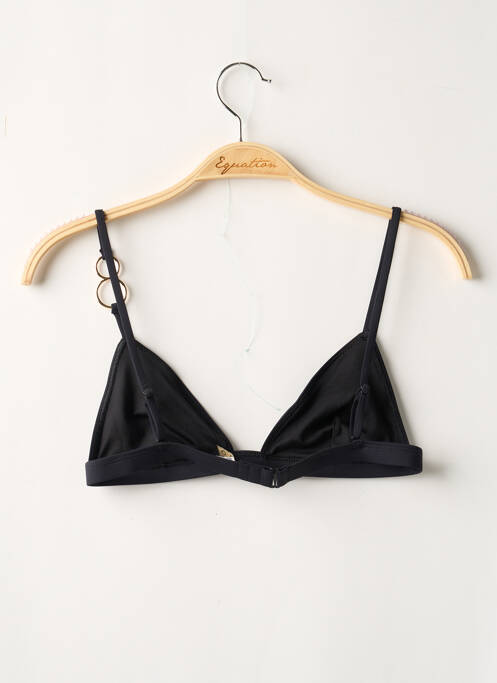 Sutien de costum de baie elasticitate top triunghiuri negru NOO femme