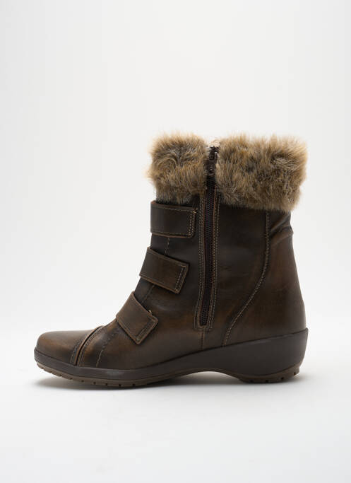 Botine/Ghete maro SUAVE femeie