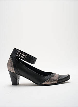 Pantofi cu toc negru GEO-REINO femeie