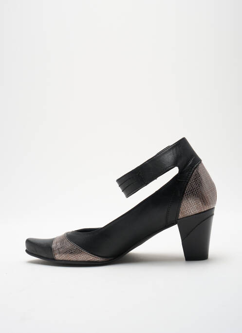 Pantofi cu toc negru GEO-REINO femeie