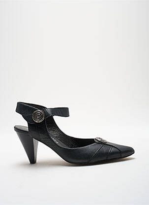 Pantofi cu toc cubanez toc de 7 la 9 cm gri MADISON femeie