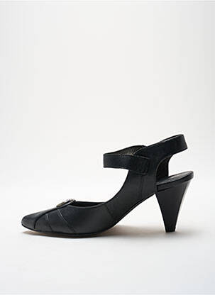 Pantofi cu toc cubanez toc de 7 la 9 cm gri MADISON femeie