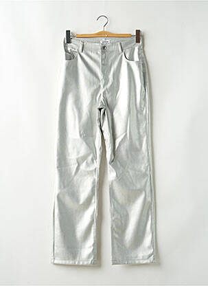 Pantalon drept argintiu JENNYFER femeie