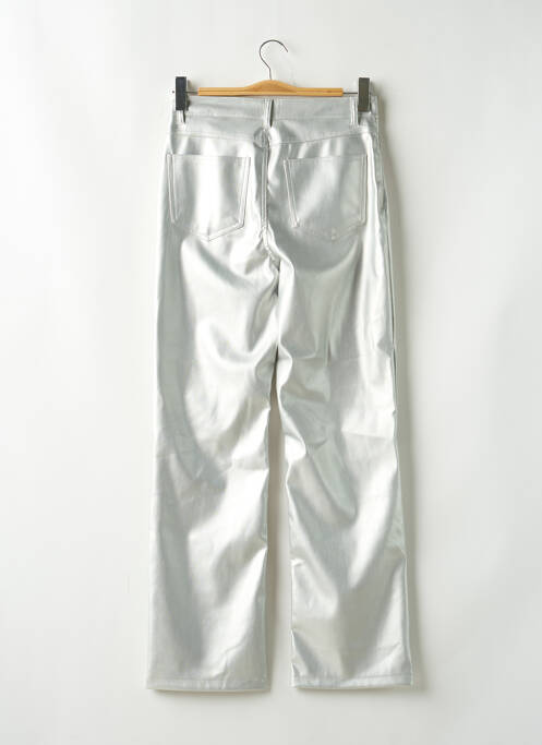 Pantalon drept argintiu JENNYFER femeie