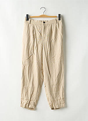 Pantalon 7/8 bej ZARA femeie