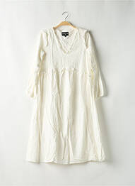 Rochie midi mâneci lungi mâneci lungi alb NOT MADAME femme