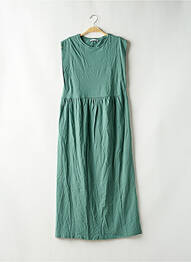 Rochie lungă mâneci scurte mâneci scurte verde ZARA femme