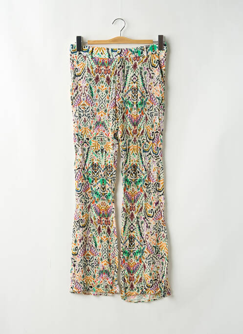 Pantalon evazat alb ZARA femeie