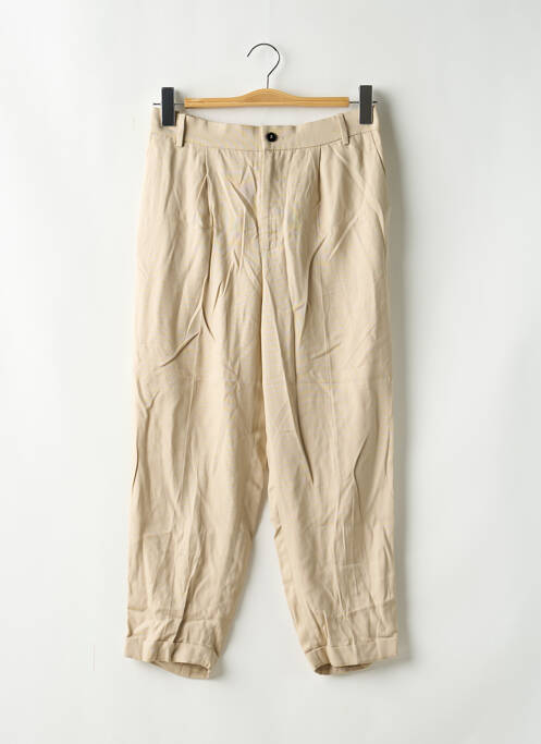 Pantalon 7/8 bej ZARA femeie