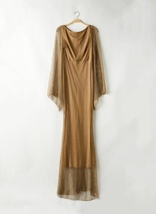 Rochie lungă bej SANS MARQUE femeie