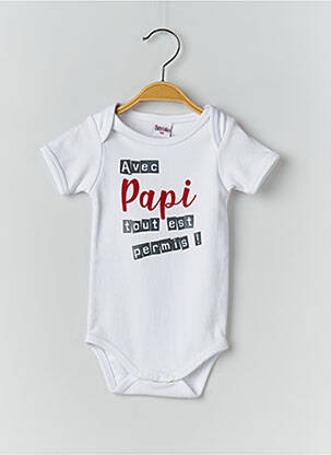 Body de lenjerie alb BB AND CO copil