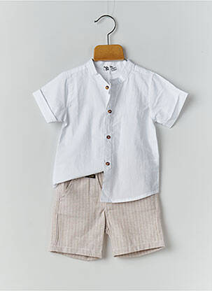 Set șort bej MINI BOL băiat