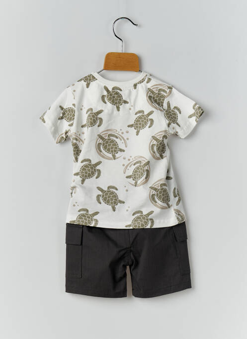 Set șort alb BABY BOL băiat