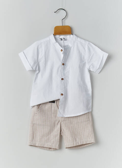 Set șort bej MINI BOL băiat