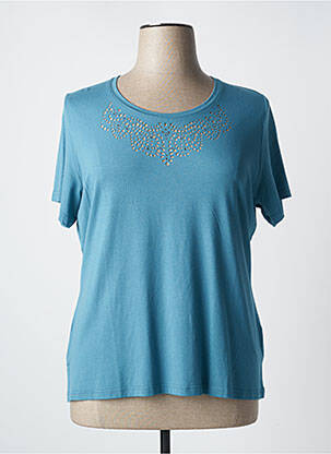 Tricou albastru FRANCE RIVOIRE femeie