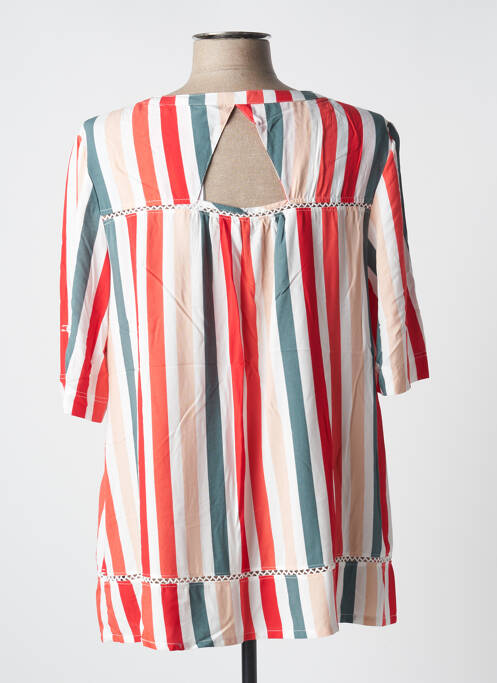 Tunică mâneci scurte roșu ÉTYMOLOGIE femeie