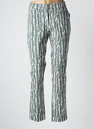 Pantalon slim buzunare verde ÉTYMOLOGIE femeie