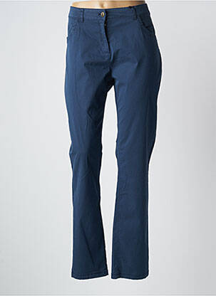Pantalon slim buzunare albastru ÉTYMOLOGIE femeie