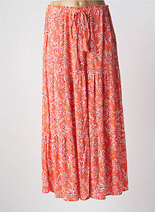 Fustă lungă portocaliu ÉTYMOLOGIE femeie