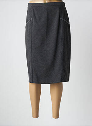 Fustă midi gri FRANCE RIVOIRE femeie
