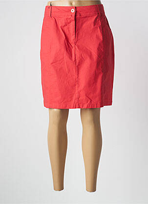 Fustă midi roșu ÉTYMOLOGIE femeie