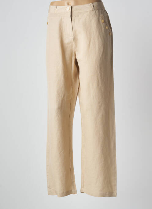 Pantalon drept bej THALASSA femeie