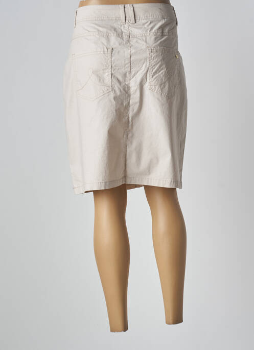 Fustă midi bej ÉTYMOLOGIE femeie